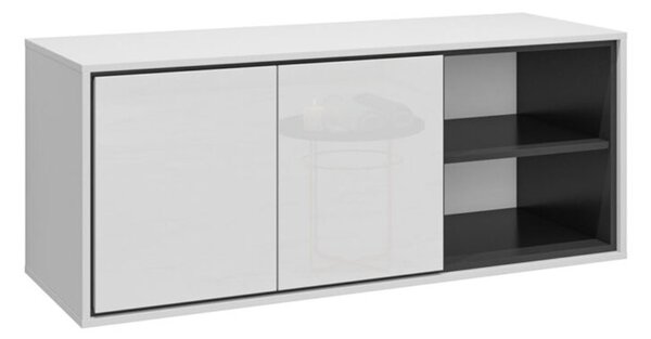 Dulap lemn masiv baie Irvella pentru chiuvetă, 120 × 51 × 48 cm - Alb