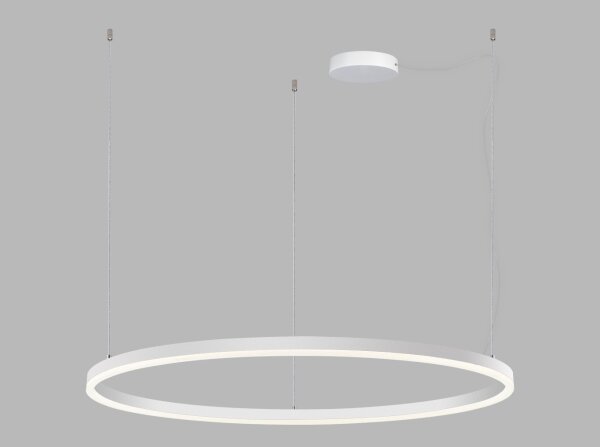 Lustră LED dimabilă pe cablu LED2 CIRCLE 80W/230V 3000K/4000K d. 100cm alb
