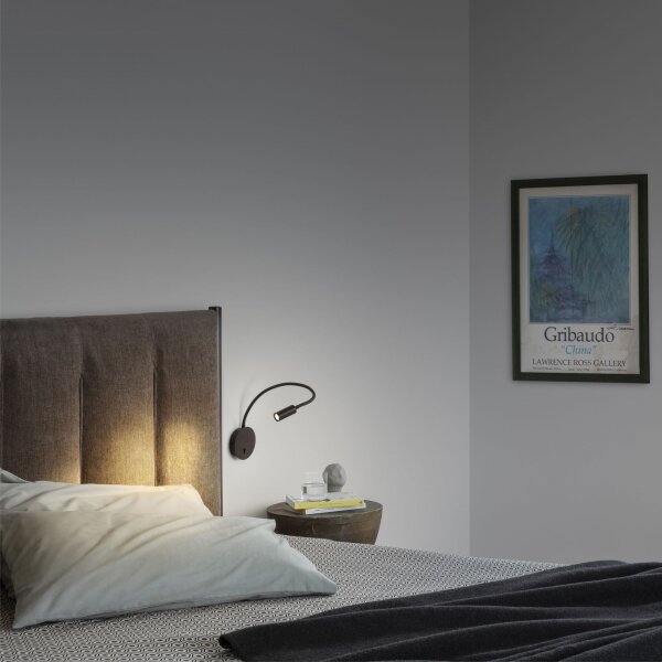 Spot LED de perete Ideal Lux FOCUS LED/3,5W/230V negru