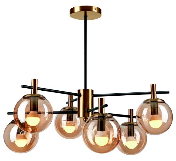 Lustră pe tijă LILOU 6xE14/5W/230V
