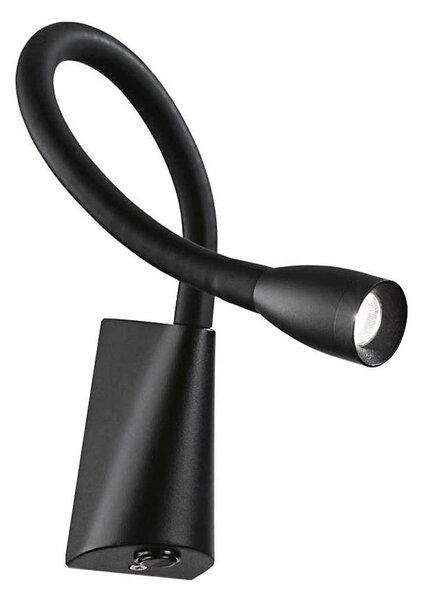Ideal Lux - Lampă flexibilă LED GOOSE LED/3W/230V CRI 90 negru