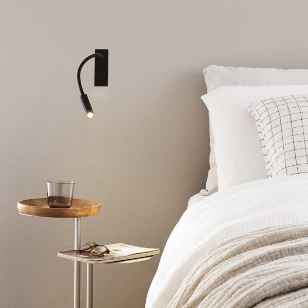 Ideal Lux - Lampă flexibilă IO LED/3W/230V CRI 90 negru