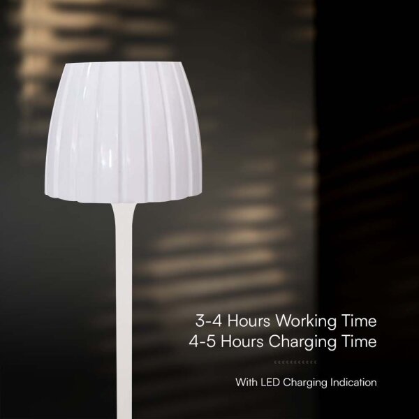 Lampă LED birou, reglabilă, reîncărcabilă, 2,7W, 3000-6000K, 1800 mAh, albă