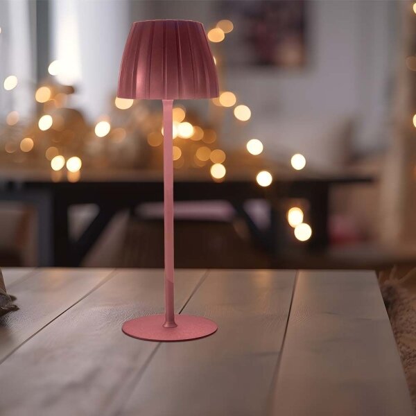 Lampă de birou LED reglabilă, reîncărcabilă, 2,7W, 3000-6000K, 1800 mAh, maro