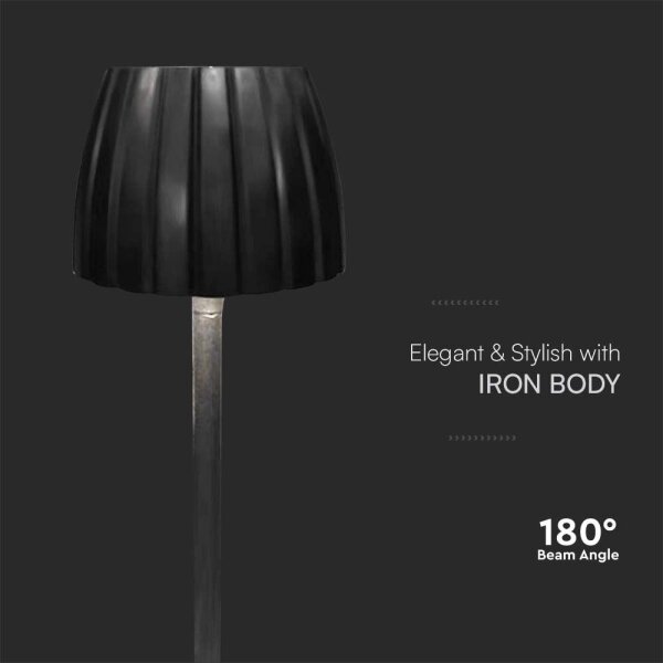 Lampă de birou LED reglabilă, reîncărcabilă, 2,7W, 5V, 3000-6000K, 1800 mAh, nea