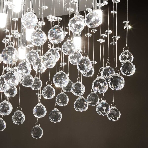 Plafonieră de cristal Ideal Lux MOONLIGHT 15xG9/40W/230V