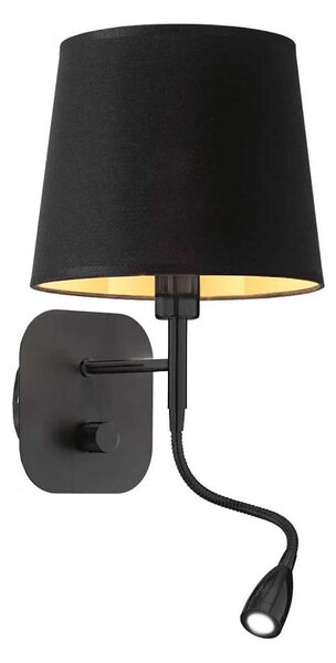 Ideal Lux - Lampă LED de perete NORDIK 1xE14/40W + LED/1,5W/230V