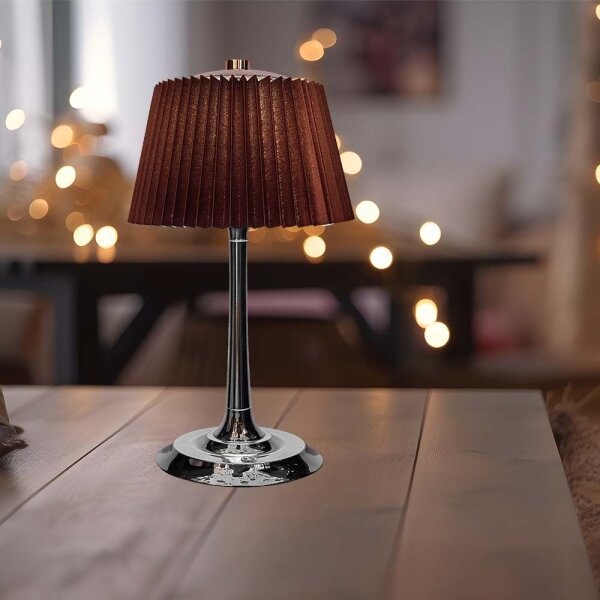Lampă LED reîncărcabilă dimabilă de masă LED/1,5W/5V 3000/4000/6000K 1800 mAh maro