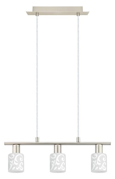 Lustră LED pe cablu Eglo MY CHOICE 3xE14/4W/230V crom/alb