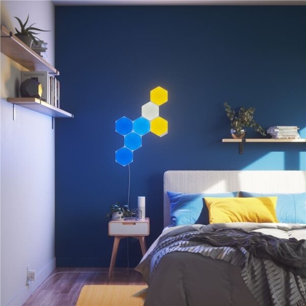 Nanoleaf NL42-6002HX-15PK - Set 15 panouri LED RGB dimabile, 2W, 230V