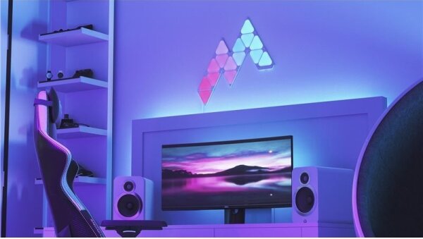 Set 10 buc. panou LED RGB dimabil Nanoleaf NL48-1001TW-10PK TRIANGLES LED/0,5