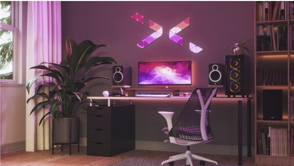 Set 10 buc. panou LED RGB dimabil Nanoleaf NL48-1001TW-10PK TRIANGLES LED/0,5