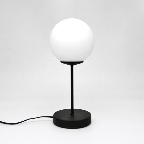 Lampă de masă MOON 1xE27/15W/230V negru