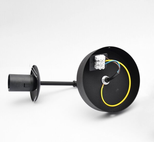 Lampă de perete MOON 1xE27/15W/230V negru