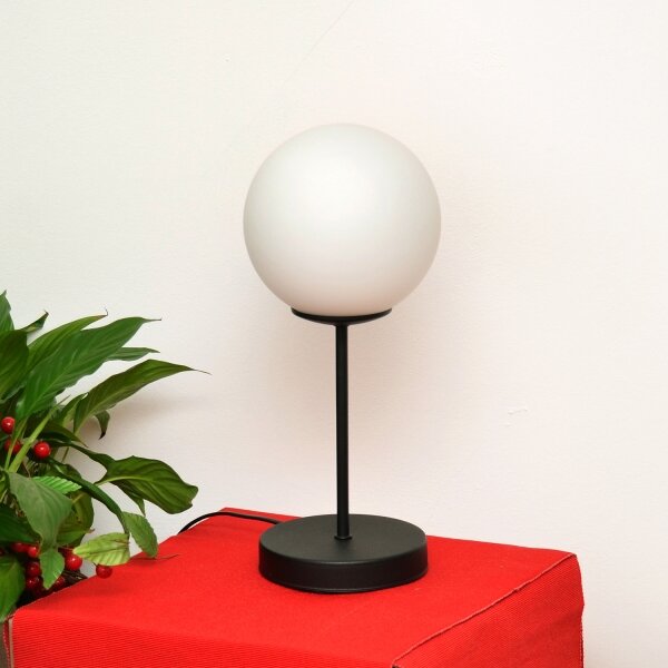 Lampă de masă MOON 1xE27/15W/230V negru