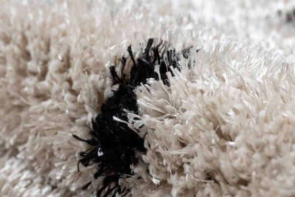 Covor FLUFFY 2370 shaggy puncte - krém / antracit