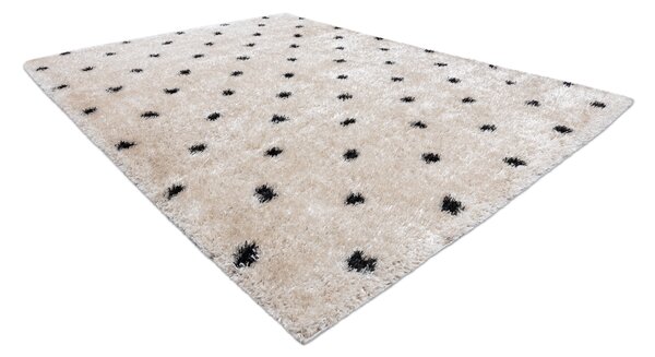 Covor FLUFFY 2370 shaggy puncte - krém / antracit