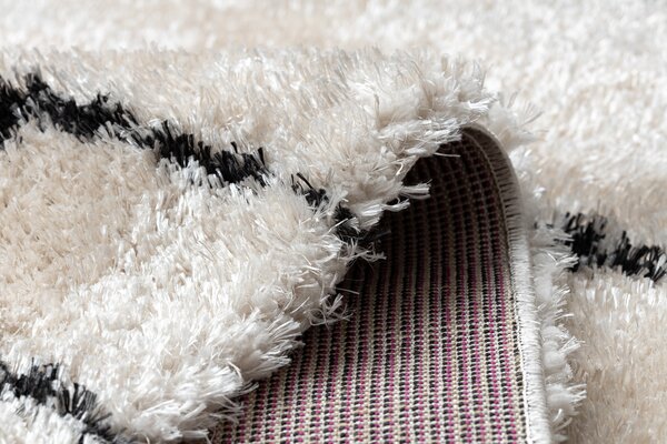 Covor FLUFFY 2371 shaggy dunga - krém / antracit