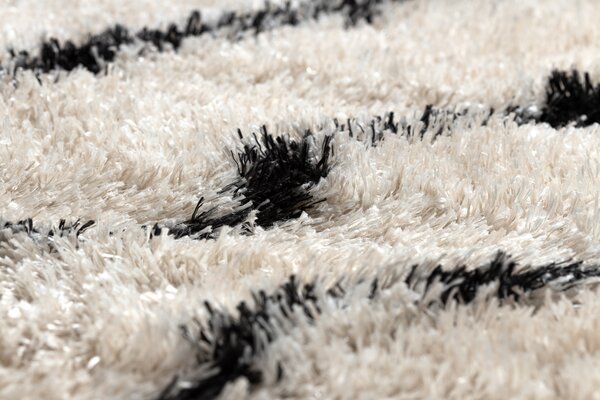Covor FLUFFY 2371 shaggy dunga - krém / antracit
