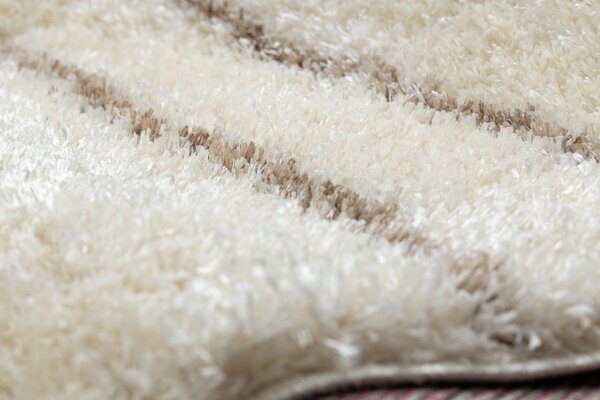 Covor FLUFFY 2371 shaggy dunga - krém / bej