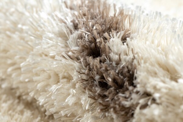 Covor FLUFFY 2371 shaggy dunga - krém / bej