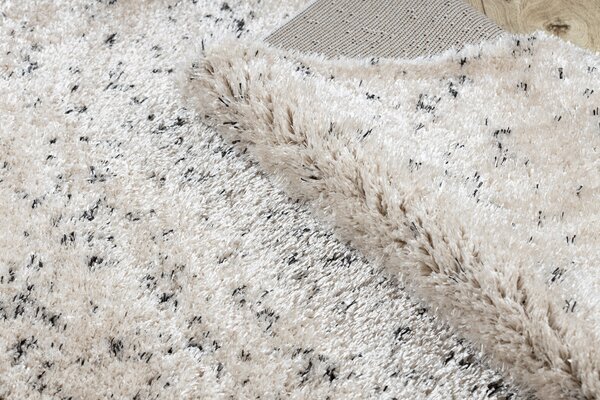 Covor FLUFFY 2372 shaggy sare si piper - krém / antracit