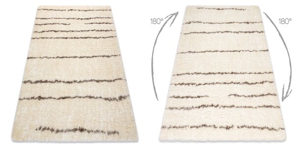 Covor FLUFFY 2371 shaggy dunga - krém / bej