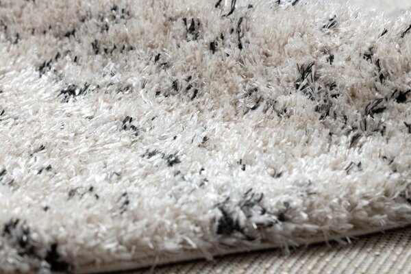 Covor FLUFFY 2372 shaggy sare si piper - krém / antracit