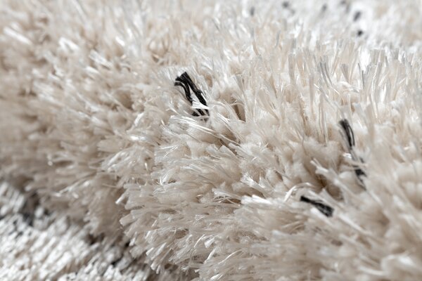 Covor FLUFFY 2372 shaggy sare si piper - krém / antracit