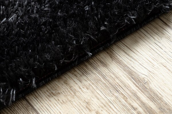Covor FLUFFY 2373 shaggy spalier - antracit / alb