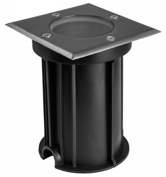 Corp de iluminat de exterior pentru căi de acces LUKKA CONNECT 1xGU10/4W/230V IP67 crom mat pătrat