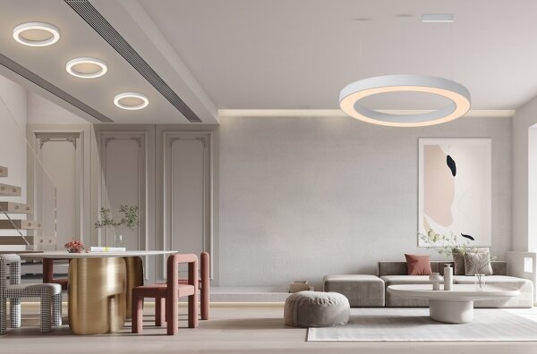 Plafonieră LED dimabilă Immax NEO 07212L PASTEL LED/53W/230V alb Tuya + telecomandă