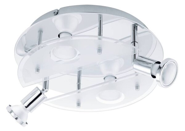 Spot LED RGBW dimabil Eglo 75381 CABO-C 4xGU10/4W/230V + telecomandă