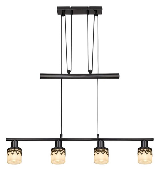 Rabalux 5345 - Lustră pe cablu LACEY 4xE14/40W/230V
