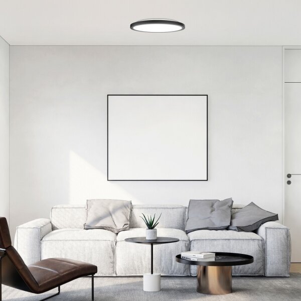 Rabalux 71096 - Plafonieră LED GONZALO 24W/230V, pr. 29 cm, negru