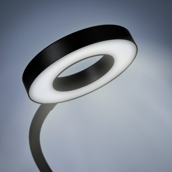Lampa de birou cu clemă LED Solight WO66-B, reglabilă, 8W/230V, 3000/4000/5000K, negru