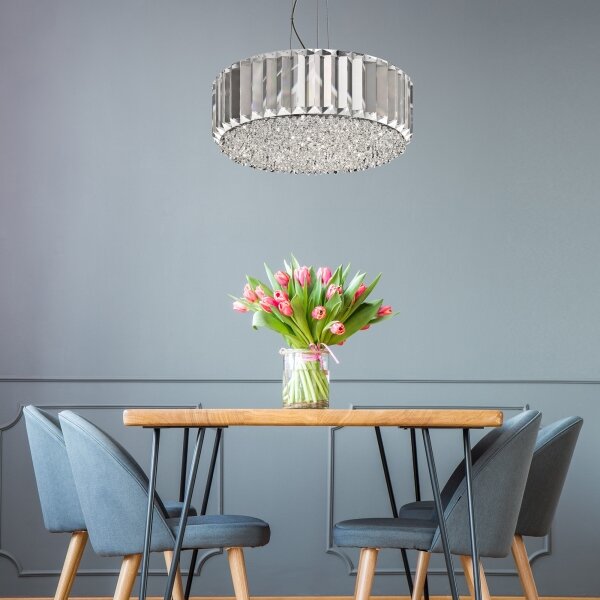Brilagi - Candelabru cu cristale LED suspendat pe cablu GLAMOUR 5xG9/42W/230V