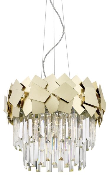 Lustră de cristal pe lanț Brilagi MIRAGE 5xE14/40W/230V