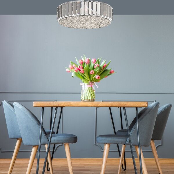 Brilagi - Lustră LED cu cristale GLAMOUR, 5x G9, 42W, 230V