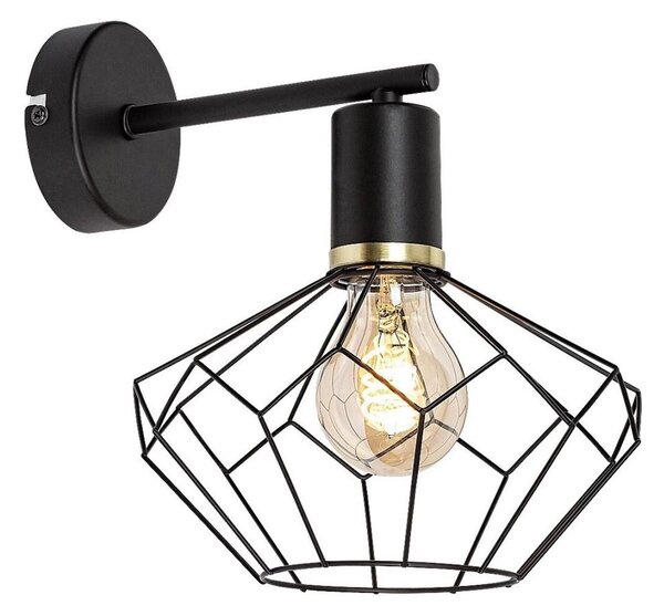 Aplică Rabalux 71064 FRAN 1xE27/40W/230V d. 20 cm negru