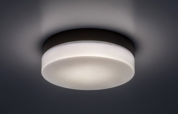 Plafonieră LED pentru baie Rabalux 75025 GAELO LED/15W/230V d. 23 cm negru