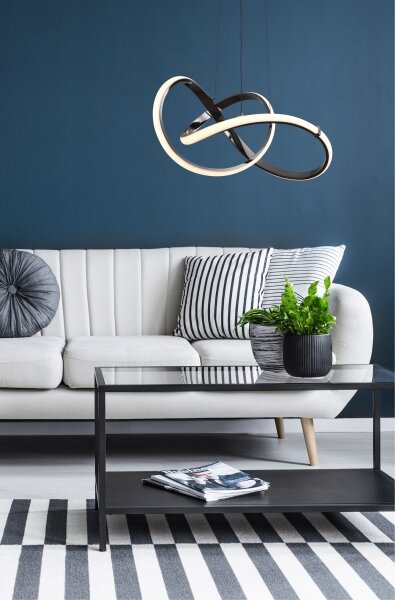 Lustră LED pe cablu Zuma Line MD9717-1-3BCD INDIGO LED/44W/230V negru