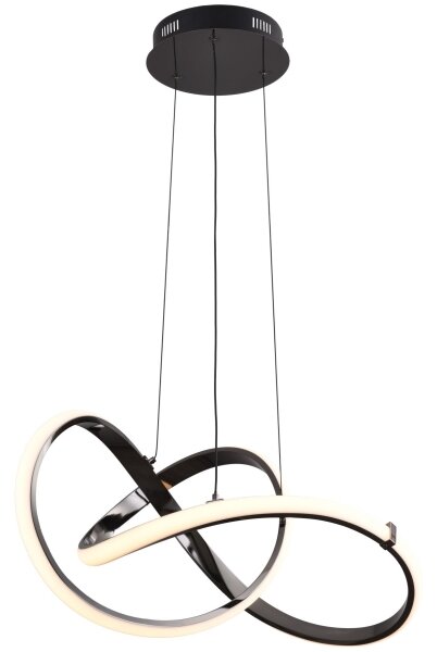 Lustră LED pe cablu Zuma Line MD9717-1-3BCD INDIGO LED/44W/230V negru