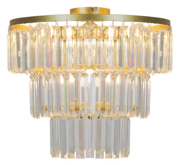 Lustră aplicată Zuma Line P17127-4-GD TIFANNY 4xE14/40W/230V auriu