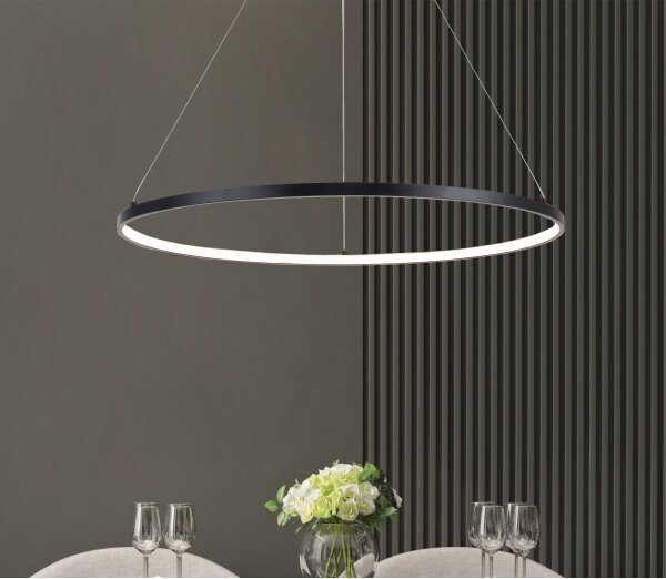 Zuma Line 2023201-BK80 - Lampă suspendată pe cablu BRENO LED, 36 W, 230 V, 3000/4000/6000K