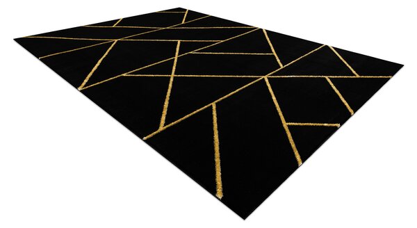 Exclusiv EMERALD covor 1012 glamour, stilat, geometric negru / aur