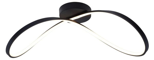 Lustră LED aplicată Zuma Line 19600C-BK ERDA LED/45W/230V 3000/4000/6000K
