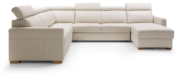 Colțar lemn masiv Ergo 341×89–101×171 cm - Stânga