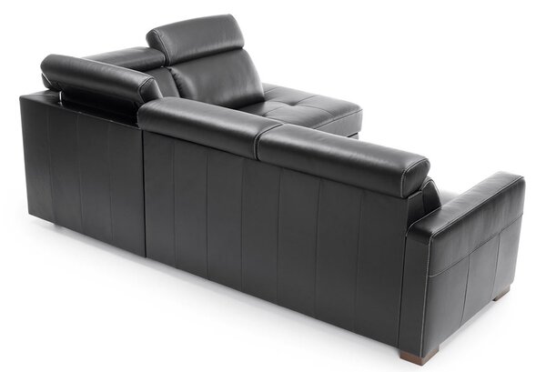 Colțar lemn masiv Ergo 260×89–101×209 cm - Stânga