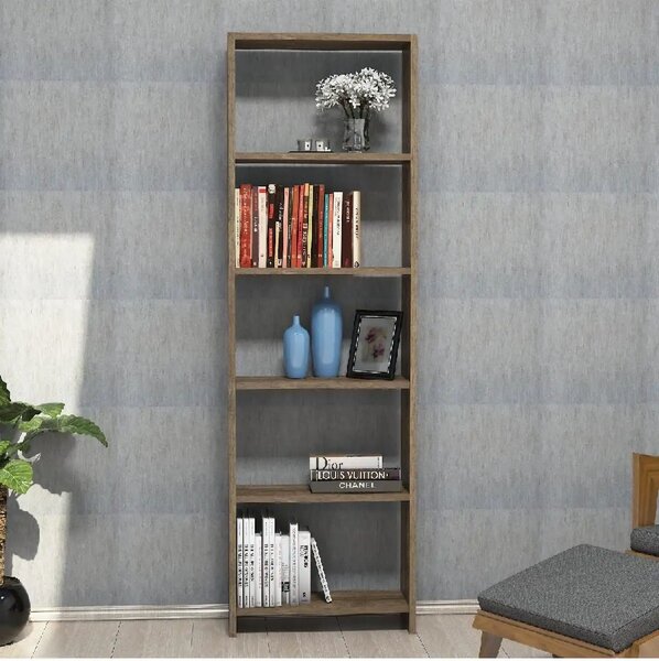 Biblioteca/etajera carti, Homs Design, nuc, 160 x 50 x 20 cm, PAL